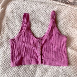 Urban Outfitters out from under button pink bralette size medium/large